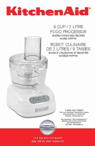 KitchenAid Food Processor 4KFP740-page_pdf